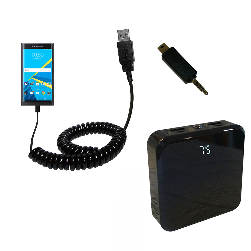 Rechargeable Pack Charger compatible with the Blackberry Priv