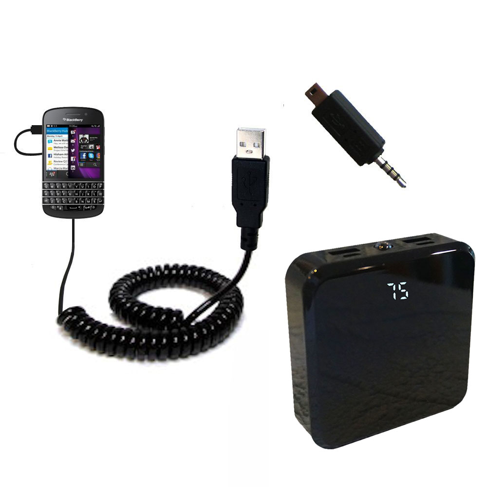 Bounce Postbud Sprout Gomadic High Capacity Rechargeable External Battery Pack suitable for the  Blackberry Q10