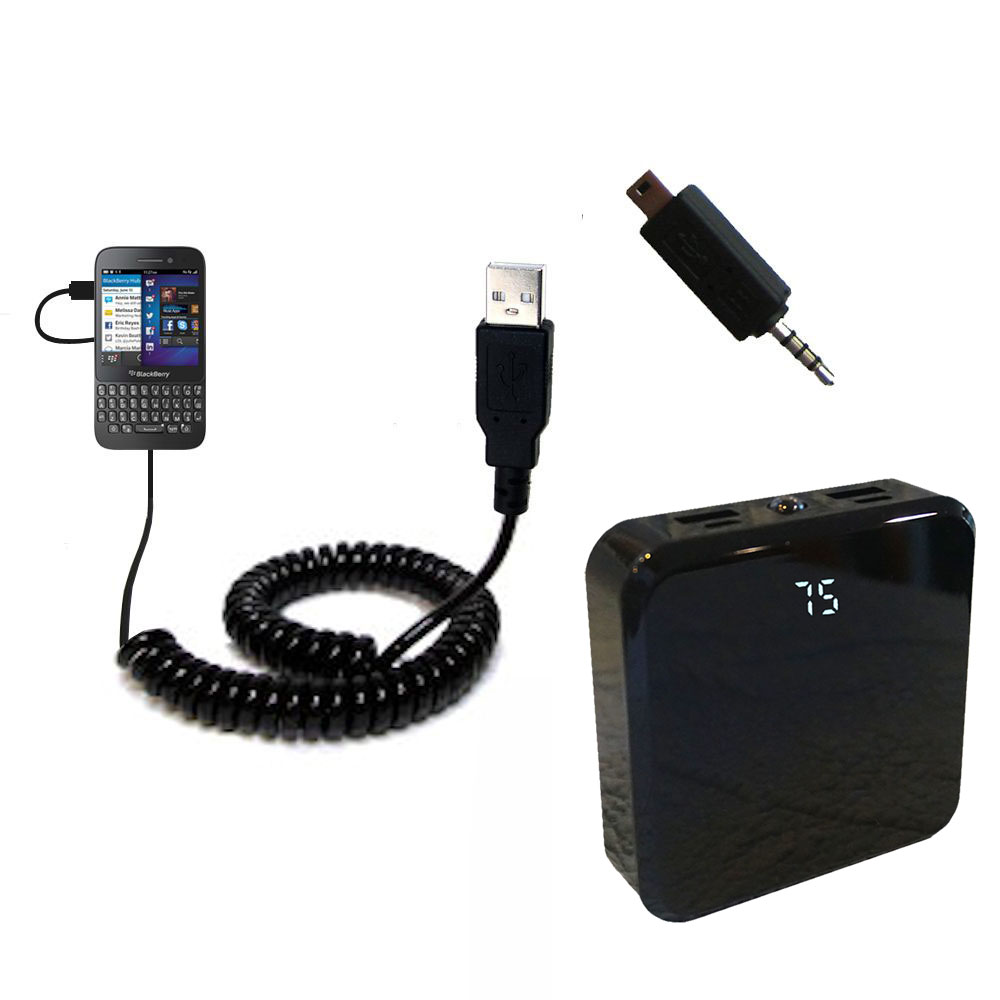 Rechargeable Pack Charger compatible with the Blackberry Q5