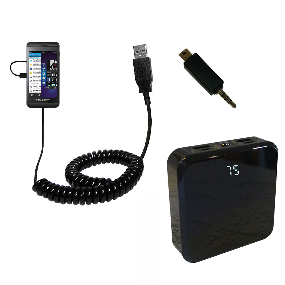 Rechargeable Pack Charger compatible with the Blackberry Z10