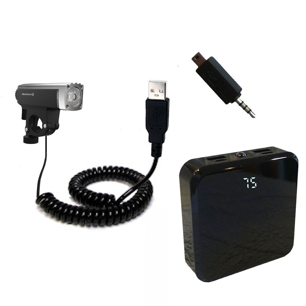 Rechargeable Pack Charger compatible with the Blackburn Central Front