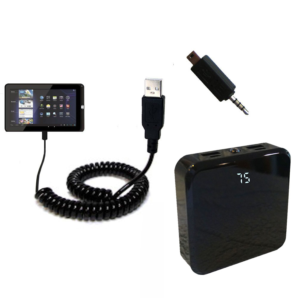 Rechargeable Pack Charger compatible with the Coby Kyros MID 1045