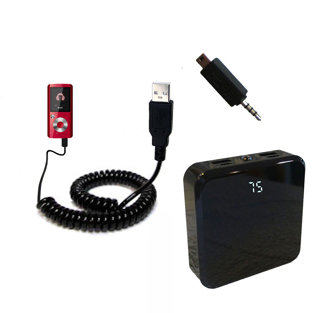Rechargeable Pack Charger compatible with the Coby MP610