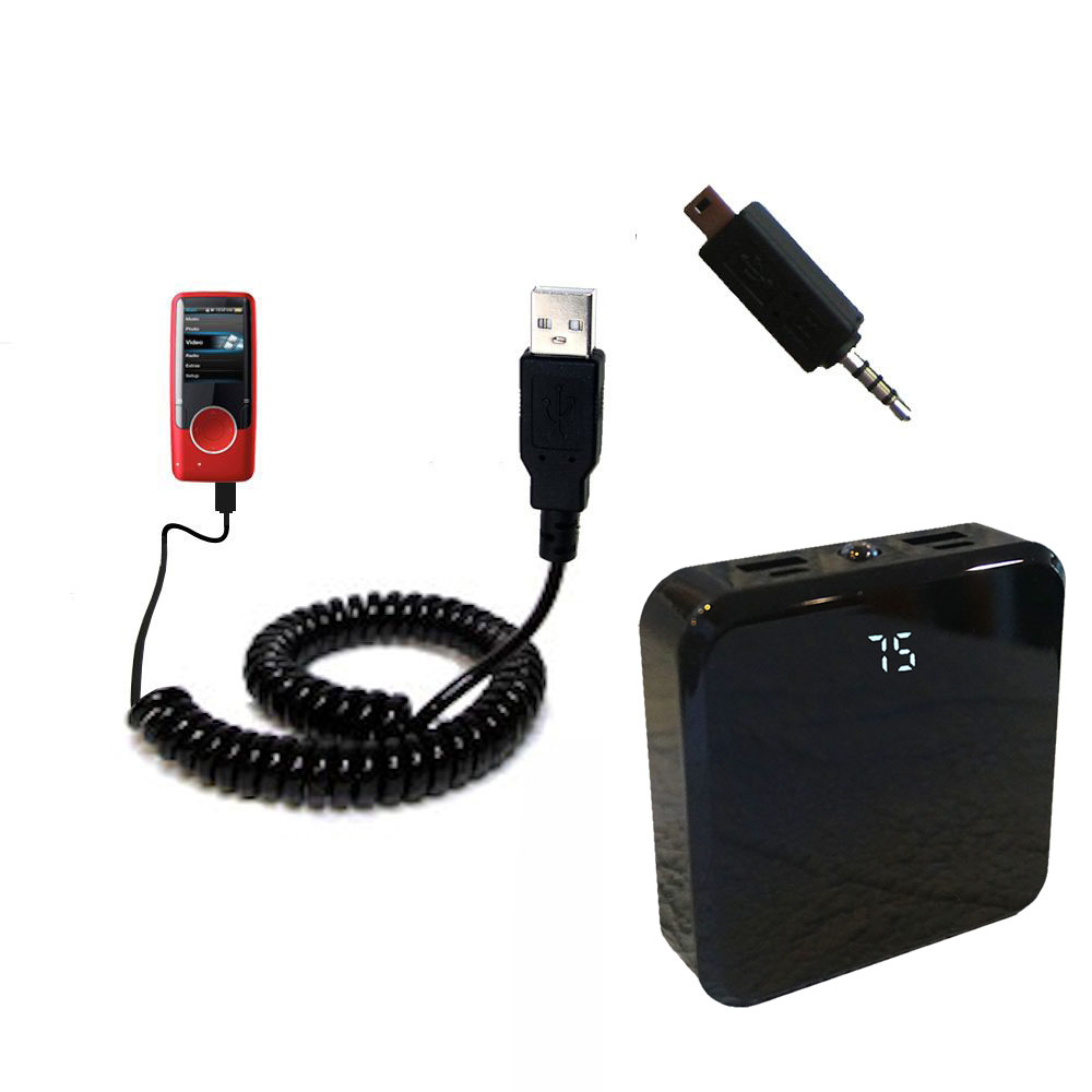 Rechargeable Pack Charger compatible with the Coby MP620 Video MP3 Player