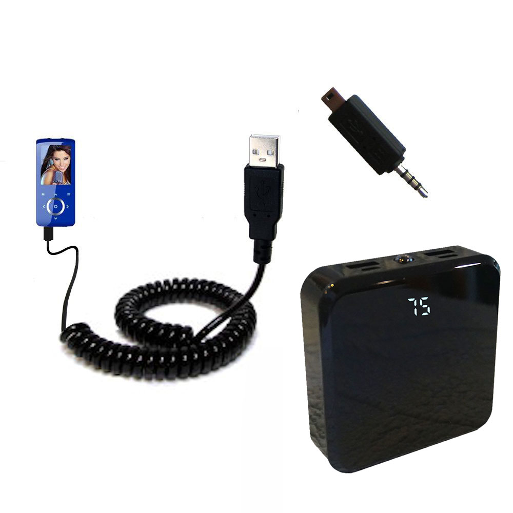 Rechargeable Pack Charger compatible with the Coby MP705
