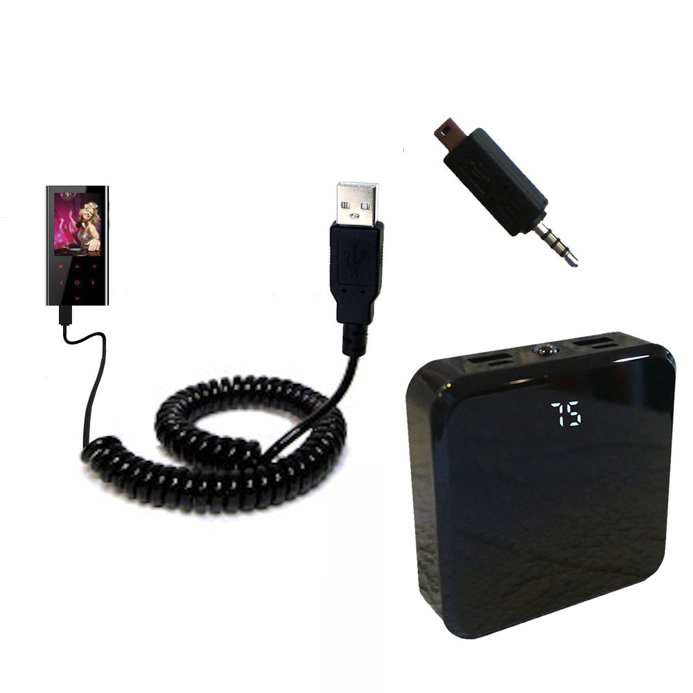 Rechargeable Pack Charger compatible with the Coby MP815