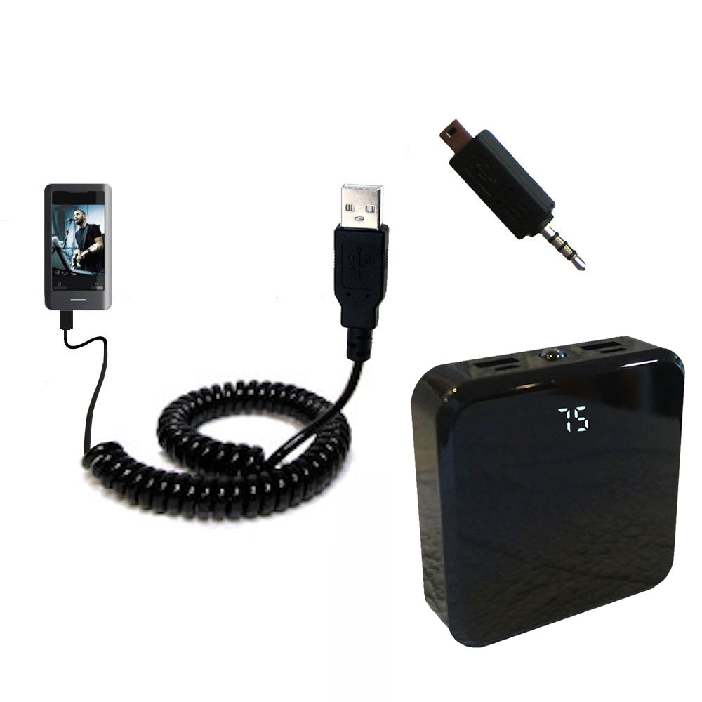 Rechargeable Pack Charger compatible with the Coby MP827