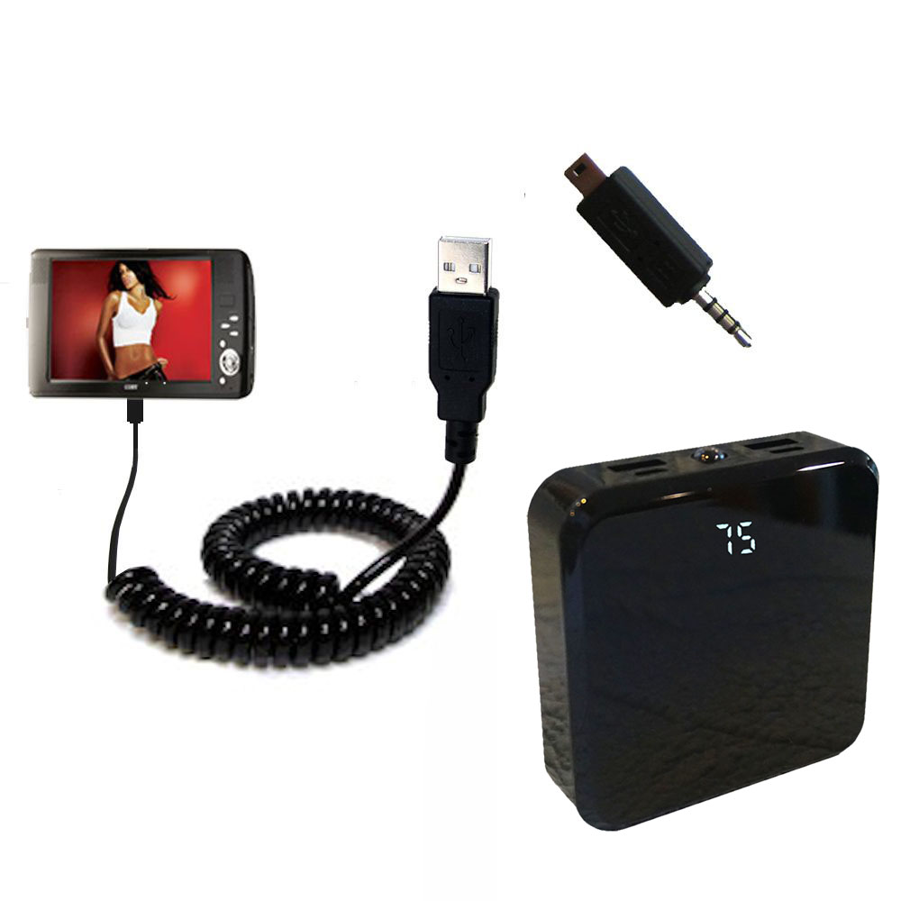 Rechargeable Pack Charger compatible with the Coby PMP-7041