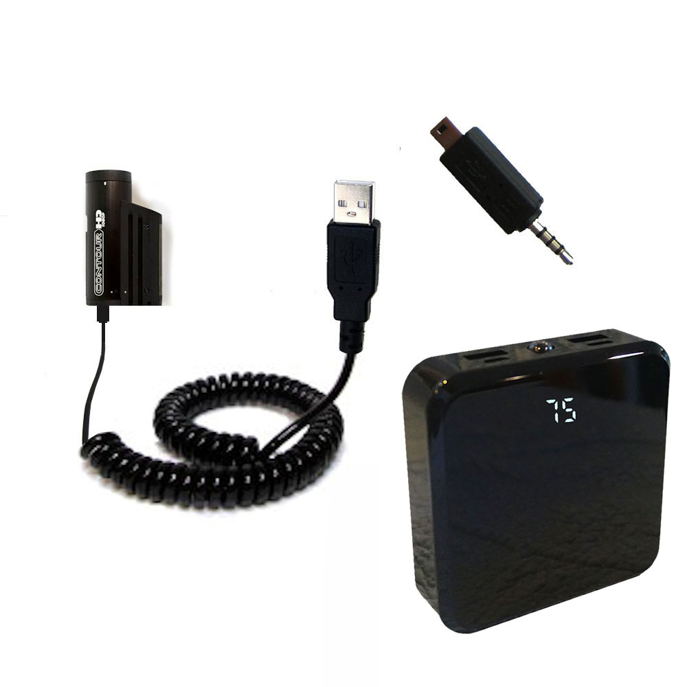 Rechargeable Pack Charger compatible with the Contour HD / GPS / Plus / 2 / ROAM2