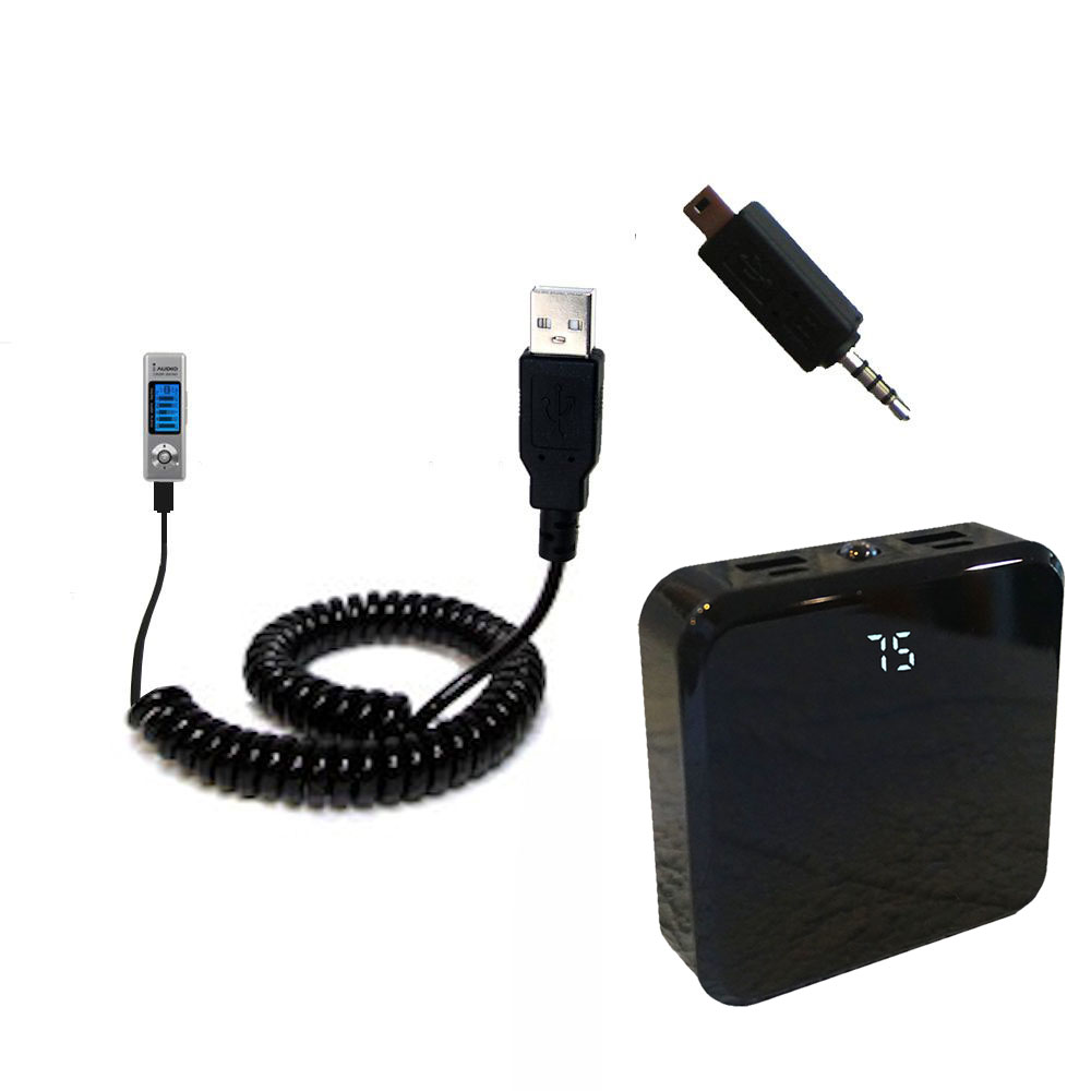 Rechargeable Pack Charger compatible with the Cowon iAudio U2