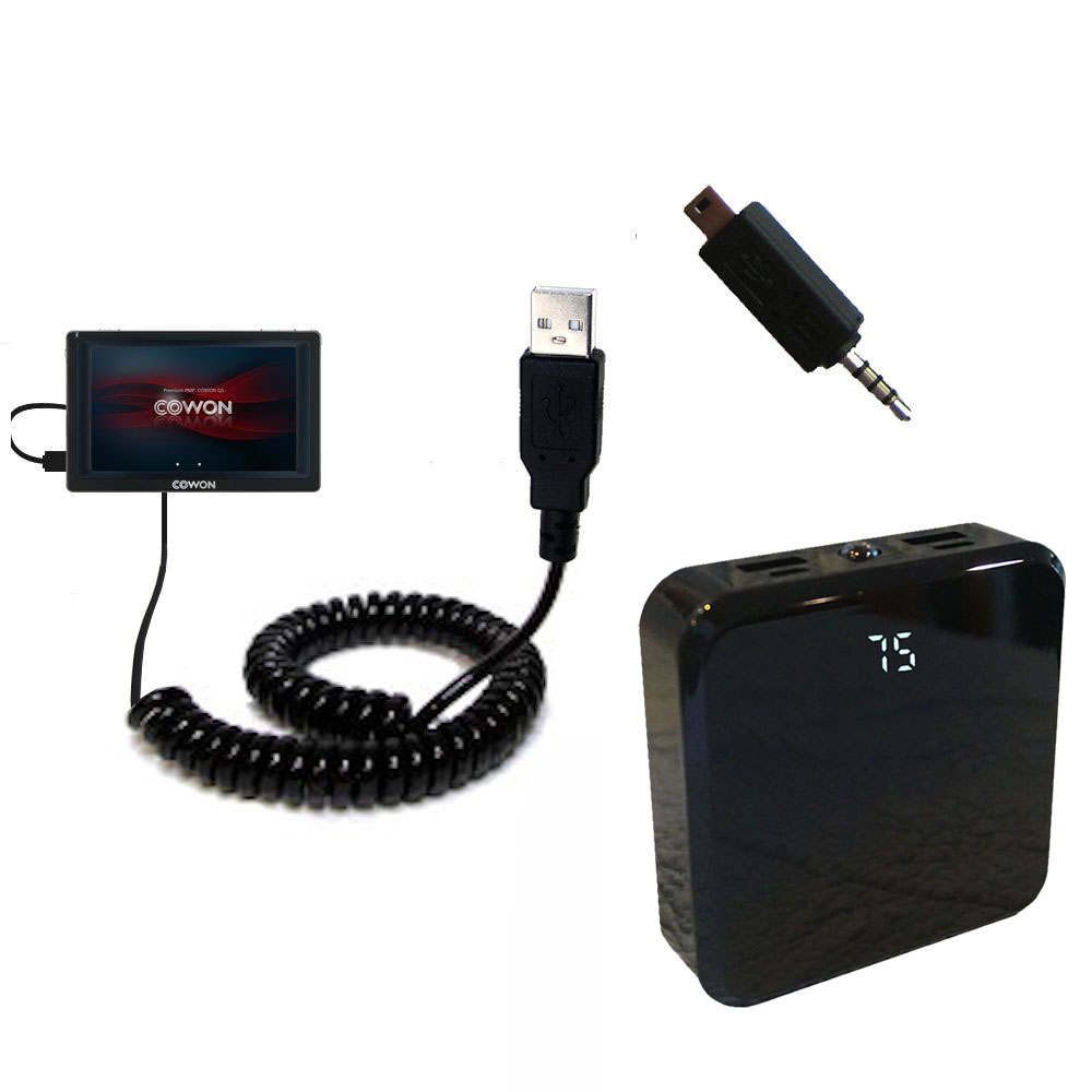 Rechargeable Pack Charger compatible with the Cowon Q5W