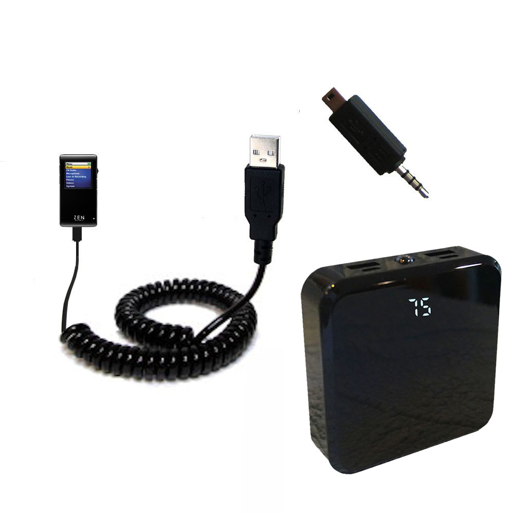 Rechargeable Pack Charger compatible with the Creative Zen Neeon 2