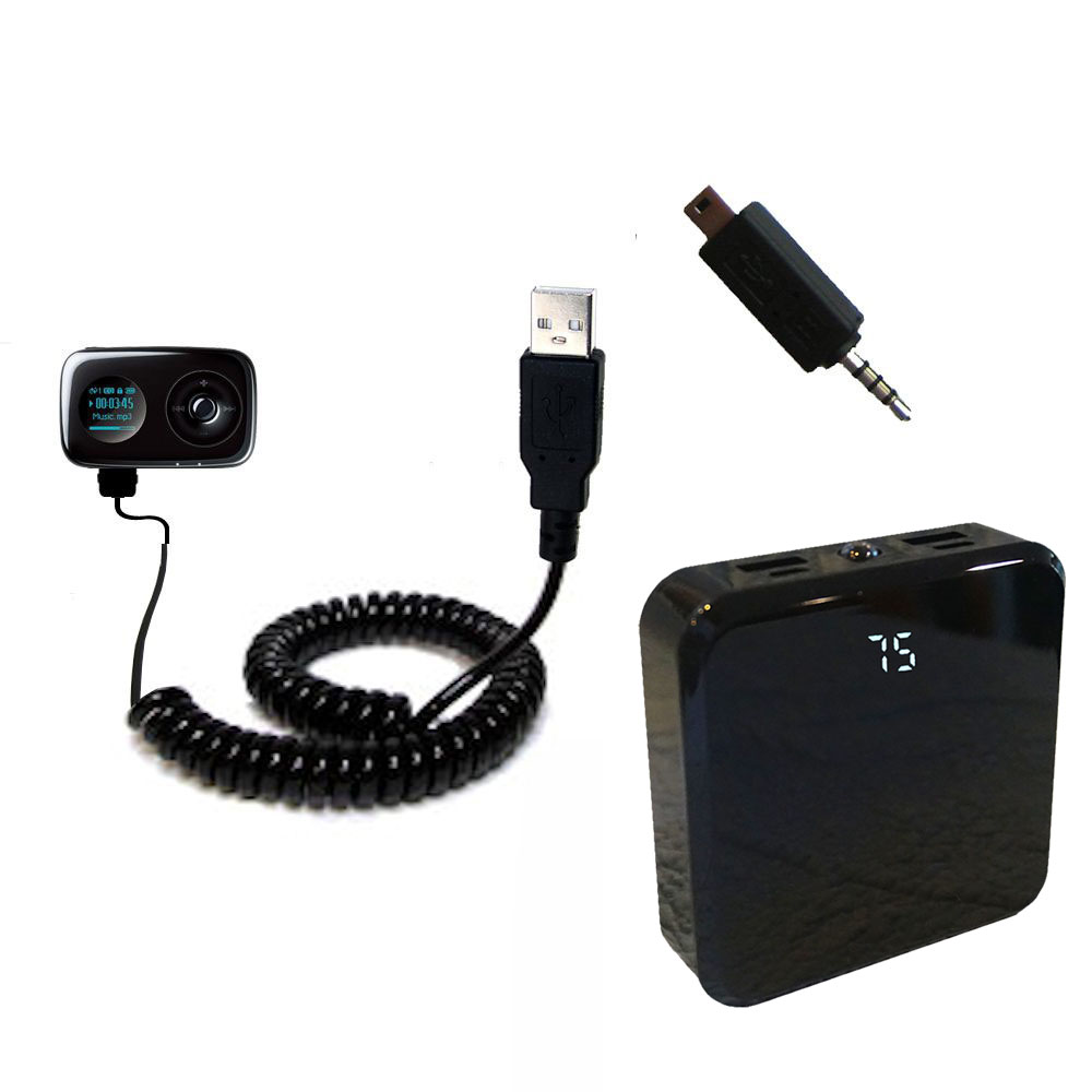 Rechargeable Pack Charger compatible with the Creative Zen Stone Plus