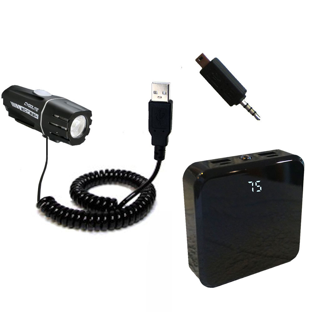 Gomadic High Capacity Rechargeable External Battery Pack suitable for the Cygolite Streak