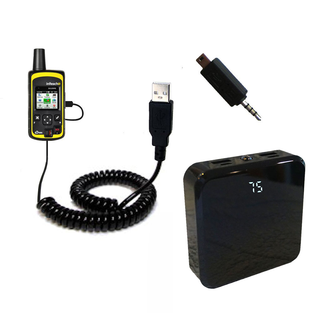 Rechargeable Pack Charger compatible with the DeLorme inReach SE