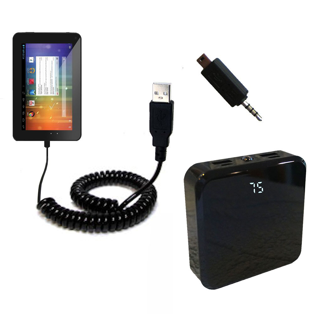 Rechargeable Pack Charger compatible with the Double Power DOPO EM63 7 inch tablet