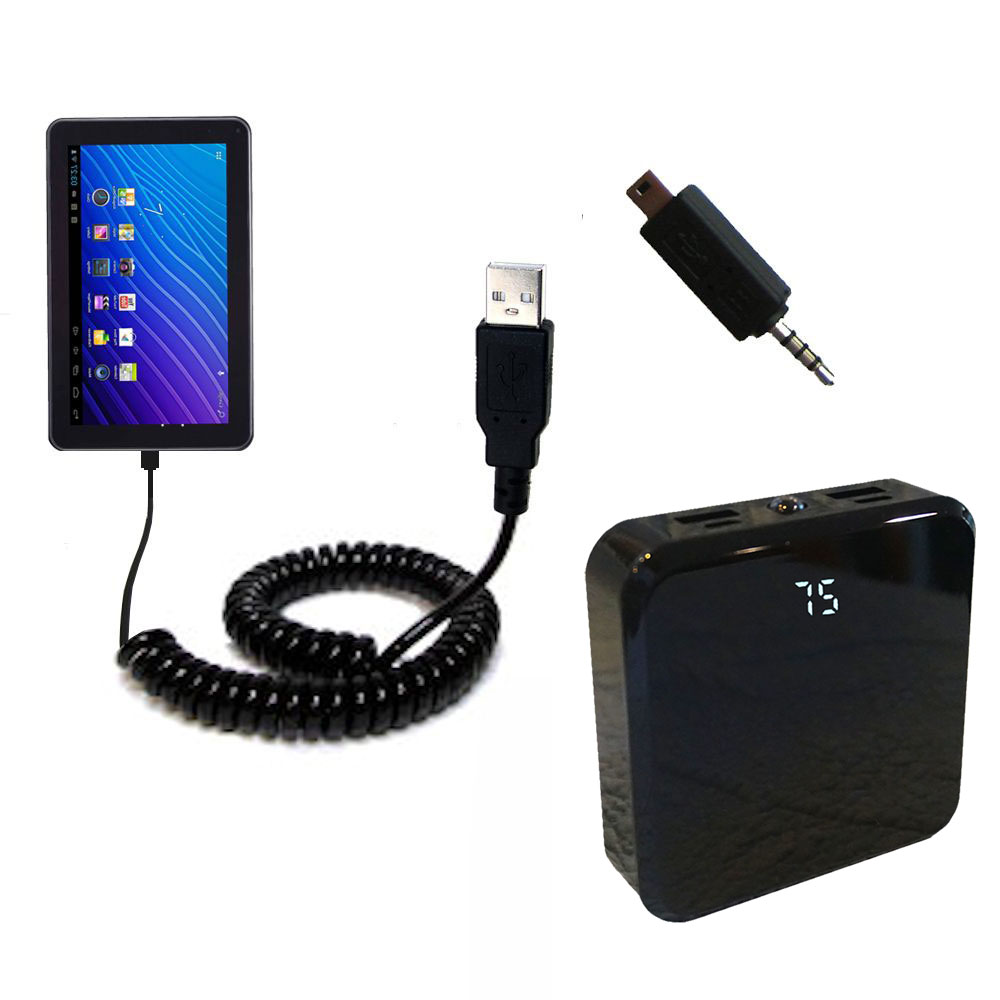 Rechargeable Pack Charger compatible with the Double Power DOPO GS-918 9 inch tablet