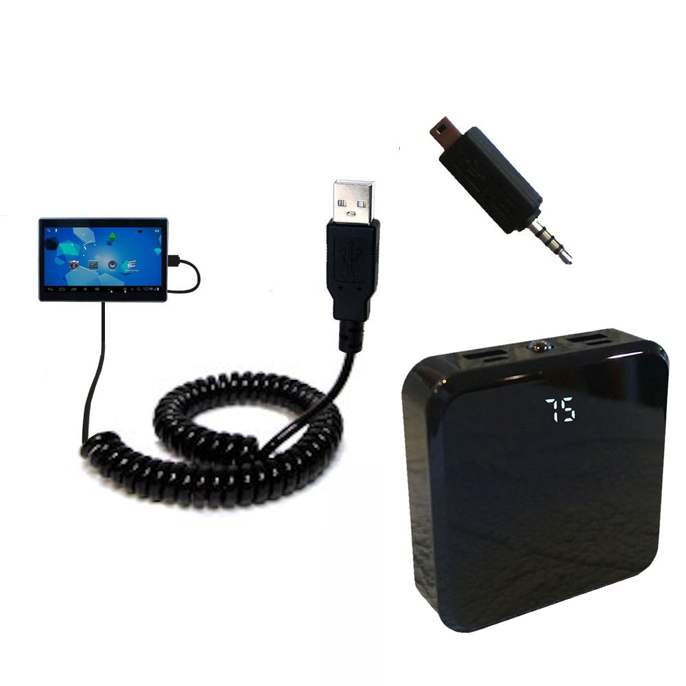 Rechargeable Pack Charger compatible with the Double Power DOPO Tablet TD-1010