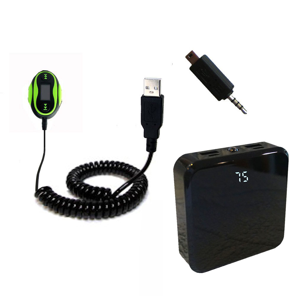 Rechargeable Pack Charger compatible with the EGOMAN Waterproof MP3 Player