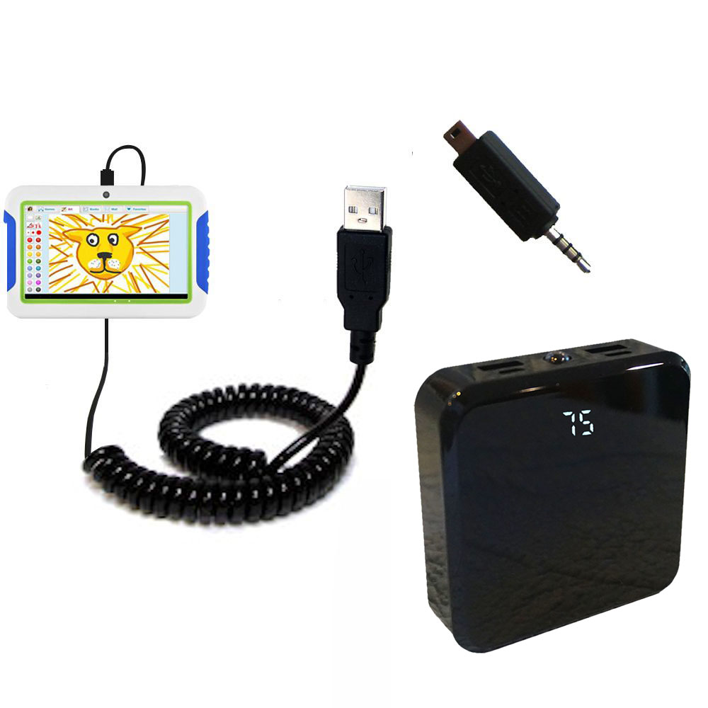 Rechargeable Pack Charger compatible with the Ematic FunTab Mini (FTABM)