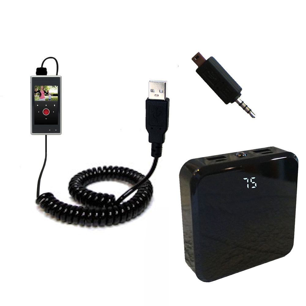 Rechargeable Pack Charger compatible with the Flip SlideHD