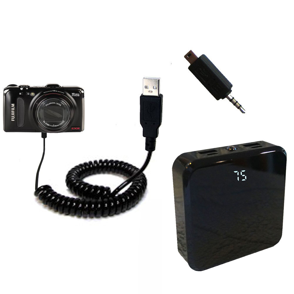 Rechargeable Pack Charger compatible with the Fujifilm Finepix F550EXR 660 665 750 770 775 800 850 900