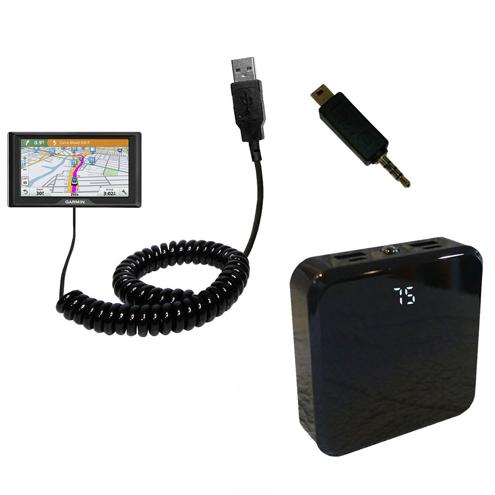 Rechargeable Pack Charger compatible with the Garmin Drive 60LMT / 60LM