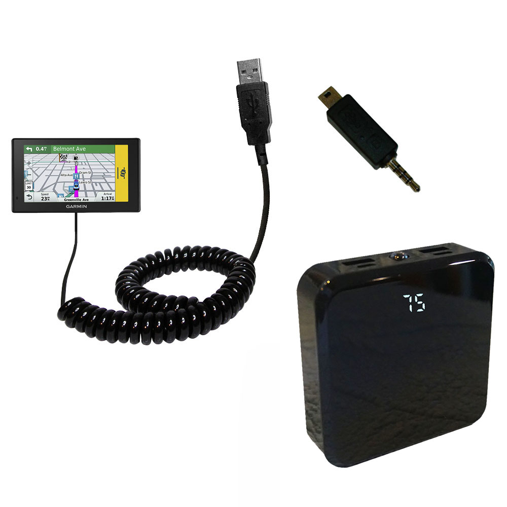 Rechargeable Pack Charger compatible with the Garmin DriveAssist 50LMT