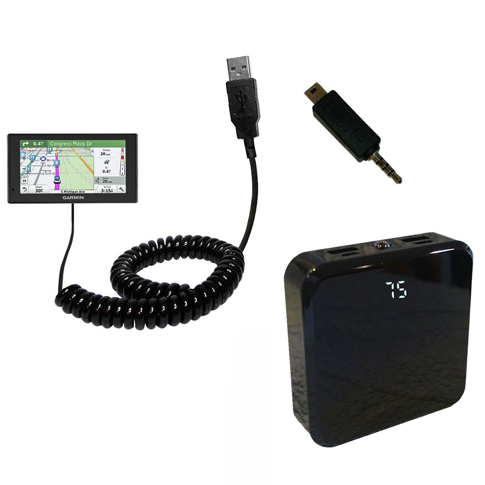 Rechargeable Pack Charger compatible with the Garmin DriveSmart 60LMT