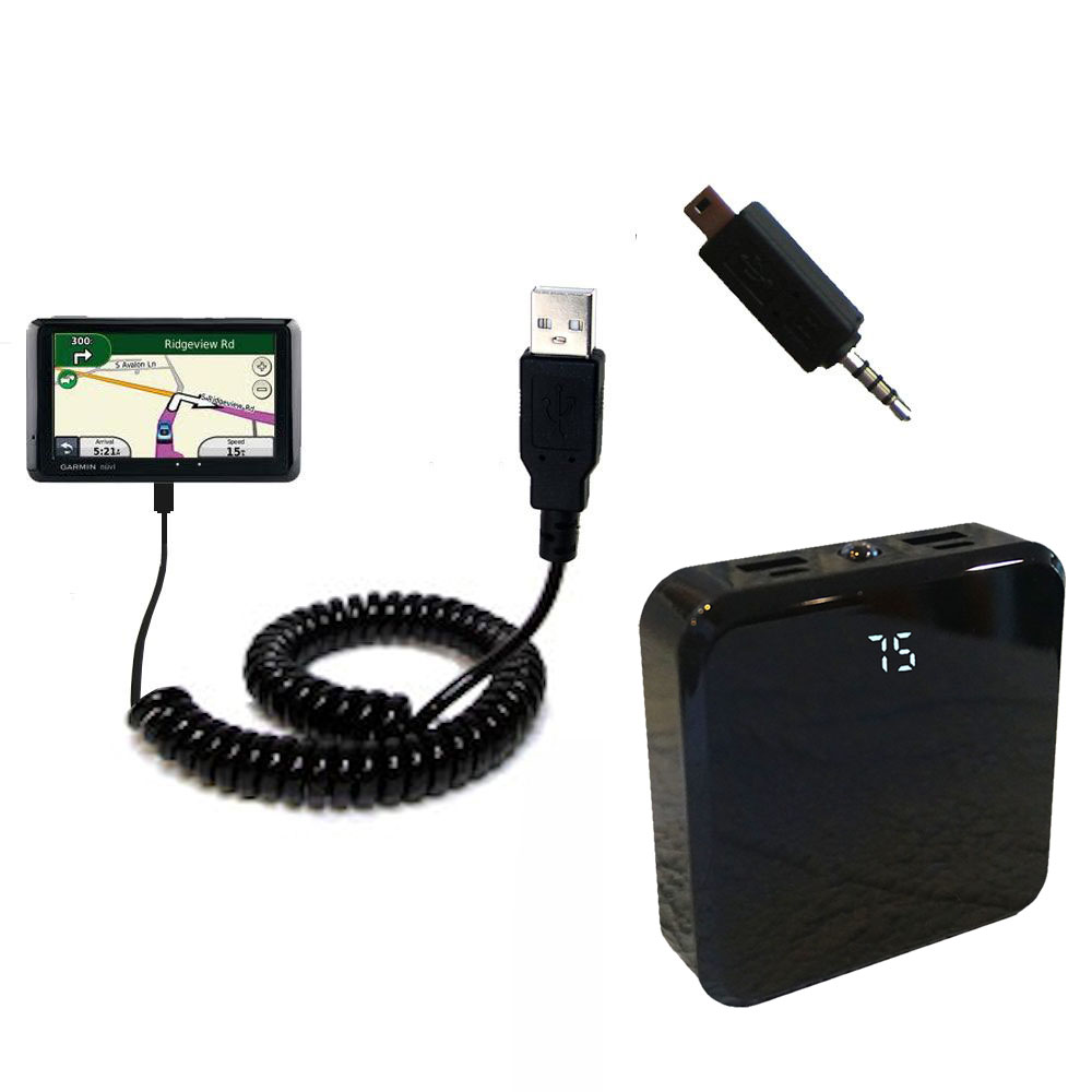 Rechargeable Pack Charger compatible with the Garmin Nuvi 1390T