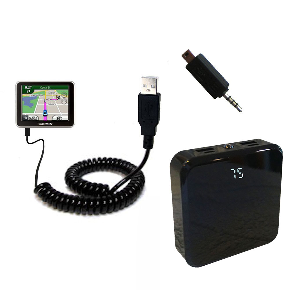 Rechargeable Pack Charger compatible with the Garmin Nuvi 2240