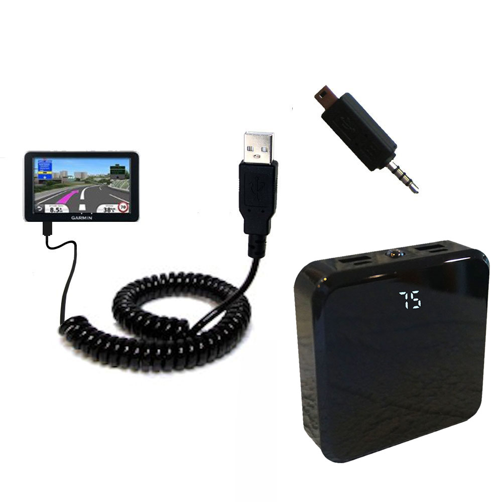 Rechargeable Pack Charger compatible with the Garmin Nuvi 2340 2350 2360 2360LMT 2370 2370LT