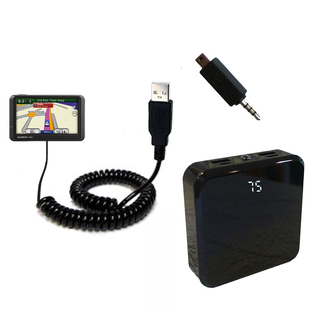 Rechargeable Pack Charger compatible with the Garmin Nuvi 245 245T 245WT