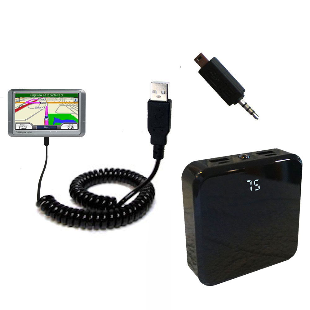 Rechargeable Pack Charger compatible with the Garmin Nuvi 250 250W 250WT