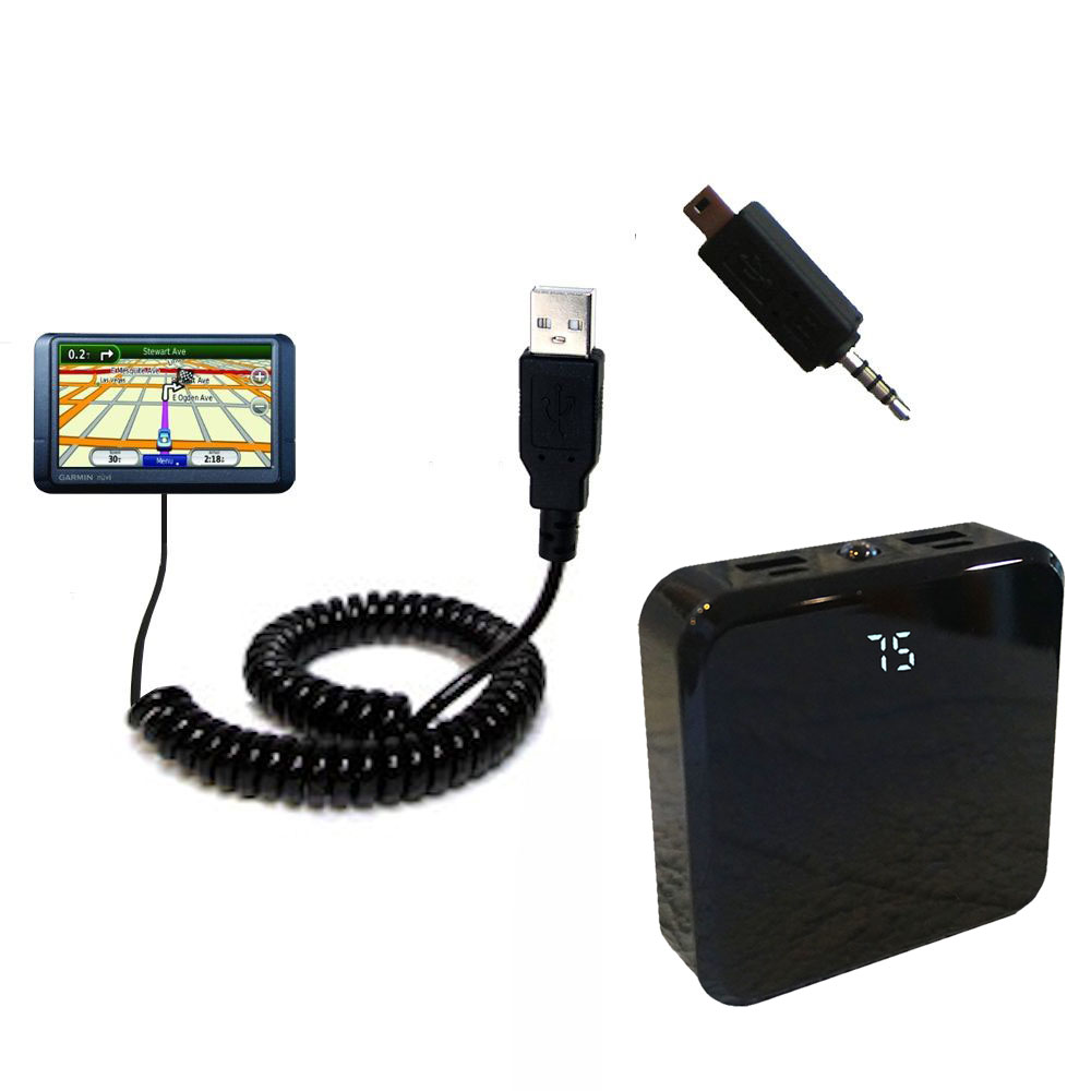 Rechargeable Pack Charger compatible with the Garmin Nuvi 255W 255WT 255