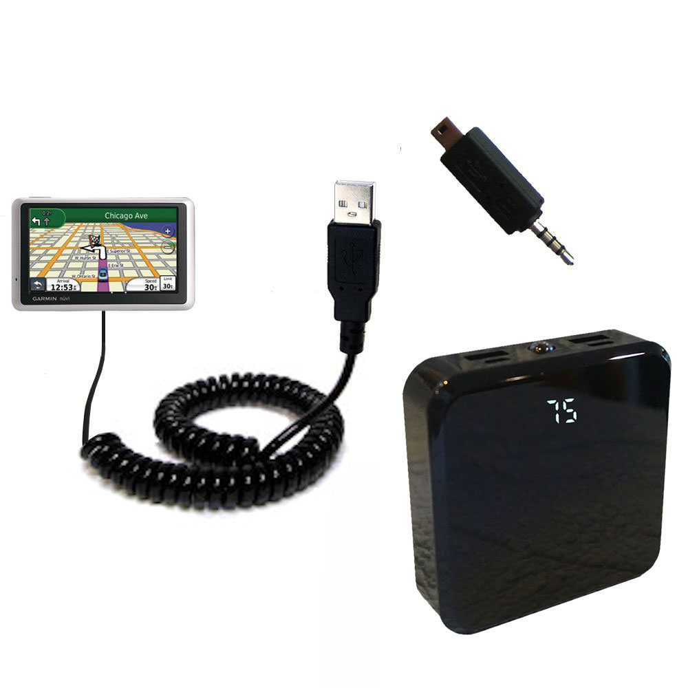 Rechargeable Pack Charger compatible with the Garmin nuvi 2757 / 2797 LMT
