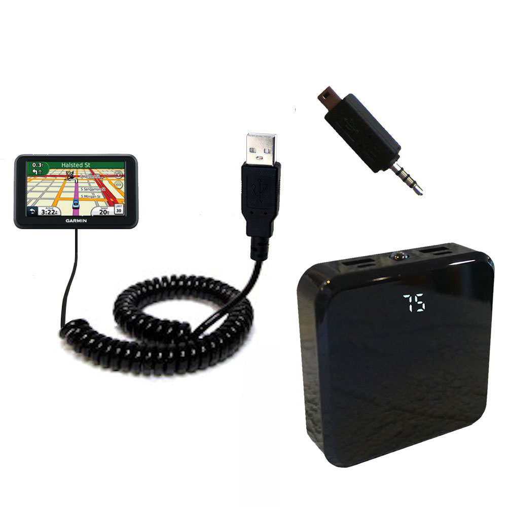 Rechargeable Pack Charger compatible with the Garmin Nuvi 40 40LM