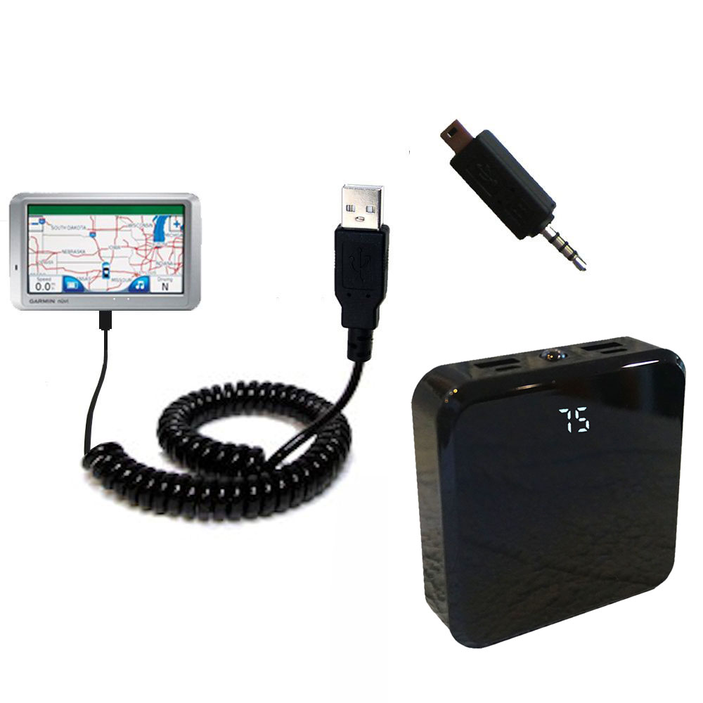 Rechargeable Pack Charger compatible with the Garmin Nuvi 750