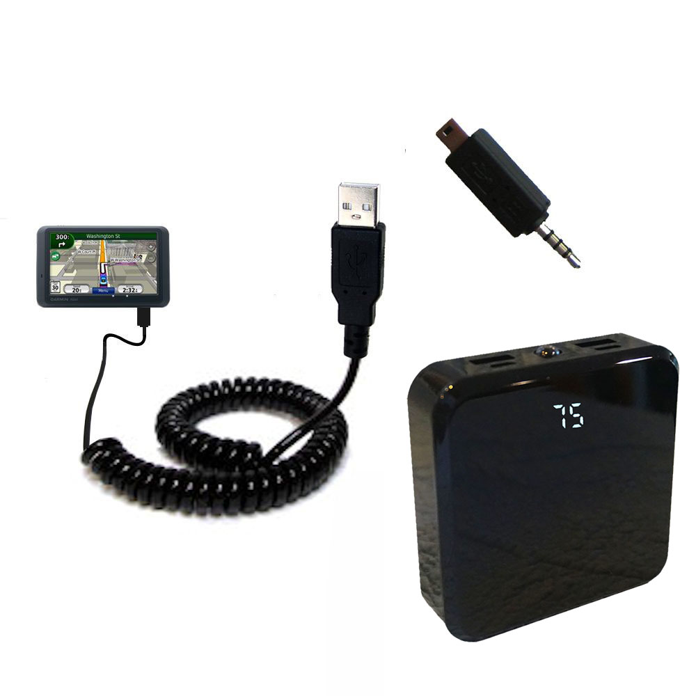 Rechargeable Pack Charger compatible with the Garmin Nuvi 755T