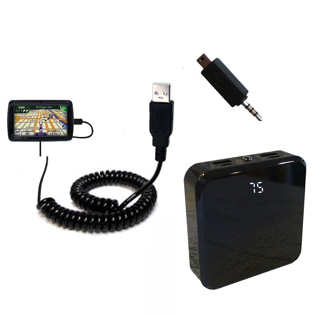 Rechargeable Pack Charger compatible with the Garmin Nuvi 855