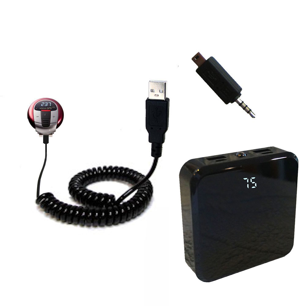 Rechargeable Pack Charger compatible with the GoCaddyGo Voice GPS Pro