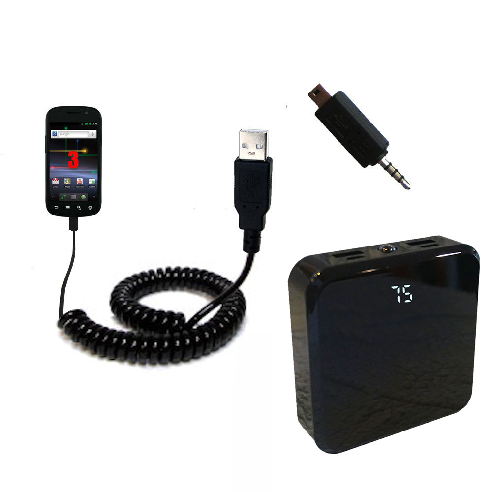 Rechargeable Pack Charger compatible with the Google Nexus 3