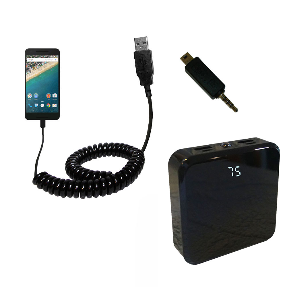 Rechargeable Pack Charger compatible with the Google Nexus 5X