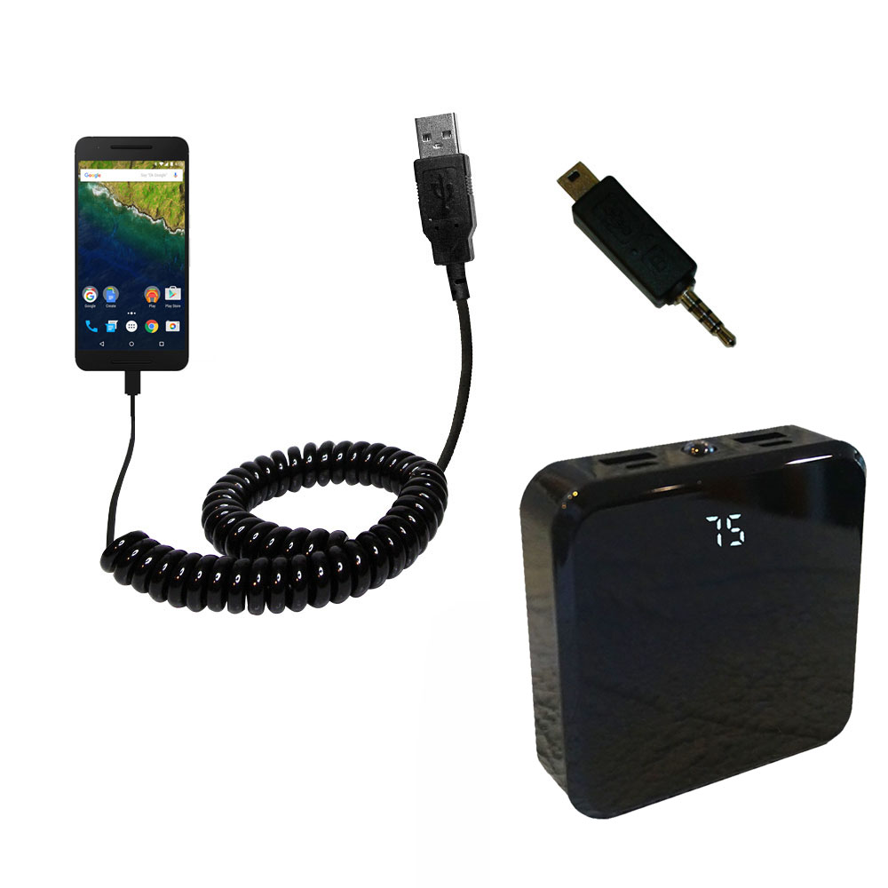 Rechargeable Pack Charger compatible with the Google Nexus 6P