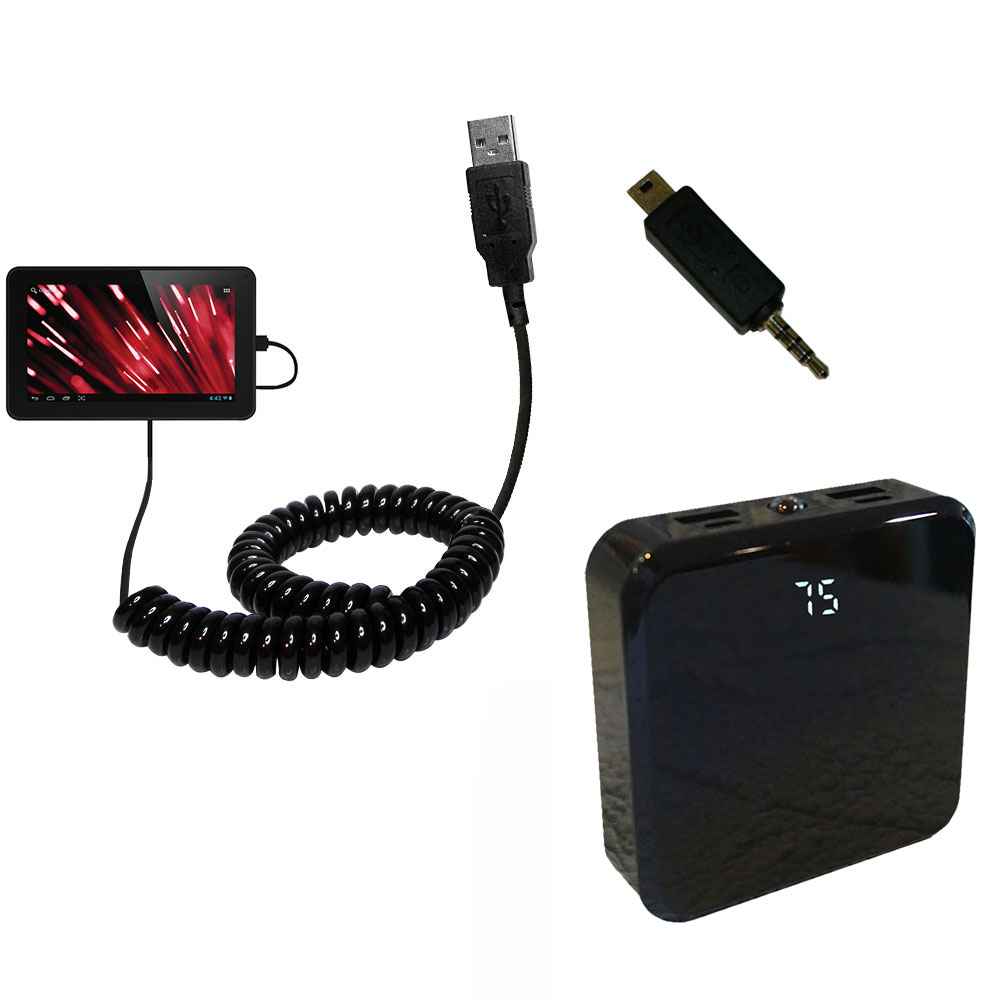 Rechargeable Pack Charger compatible with the Hipstreet Flare 2 9DTB7-8G