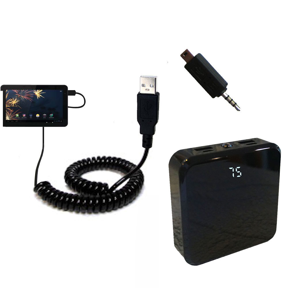 Rechargeable Pack Charger compatible with the Hipstreet FLARE 2 HS-9DTB7-8G