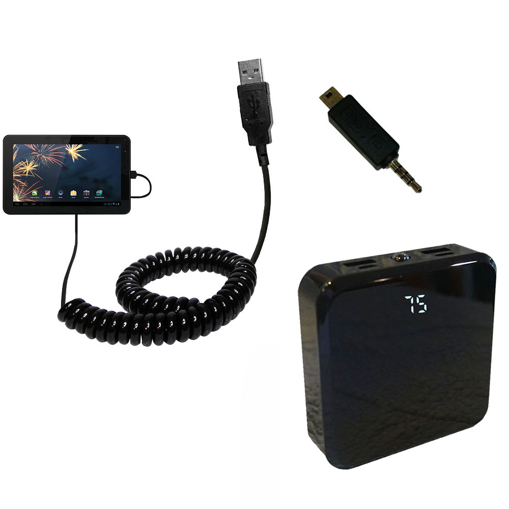 Rechargeable Pack Charger compatible with the Hipstreet Hyperion 7DTB35