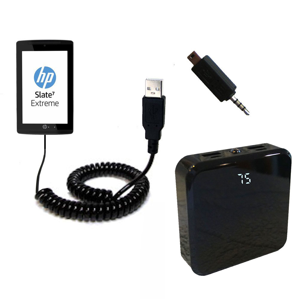 Rechargeable Pack Charger compatible with the HP Slate 7 Extreme
