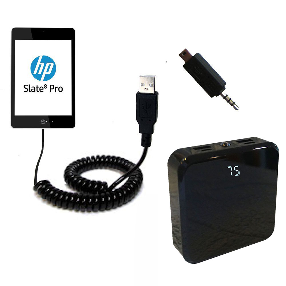 Rechargeable Pack Charger compatible with the HP Slate 8 Pro