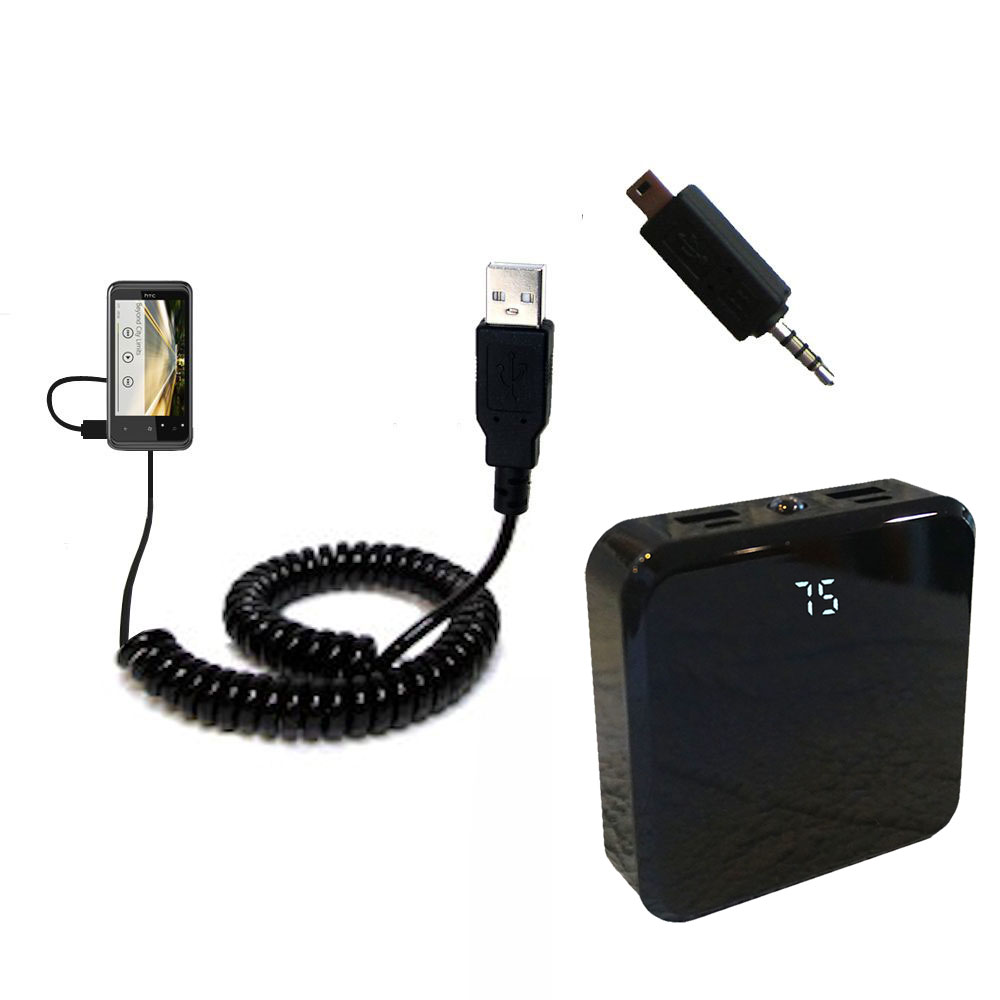 Rechargeable Pack Charger compatible with the HTC 7 Pro CDMA
